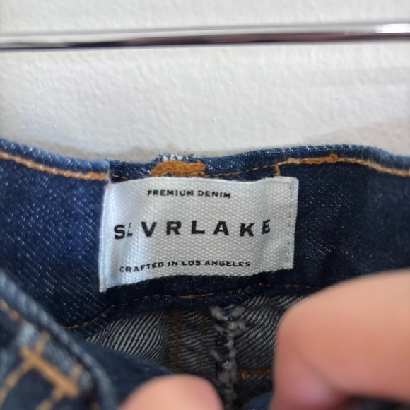 SLVRLAKE
Eva in Midnight Mile high-rise wide-leg jeans size 24 - Picture 5 of 9